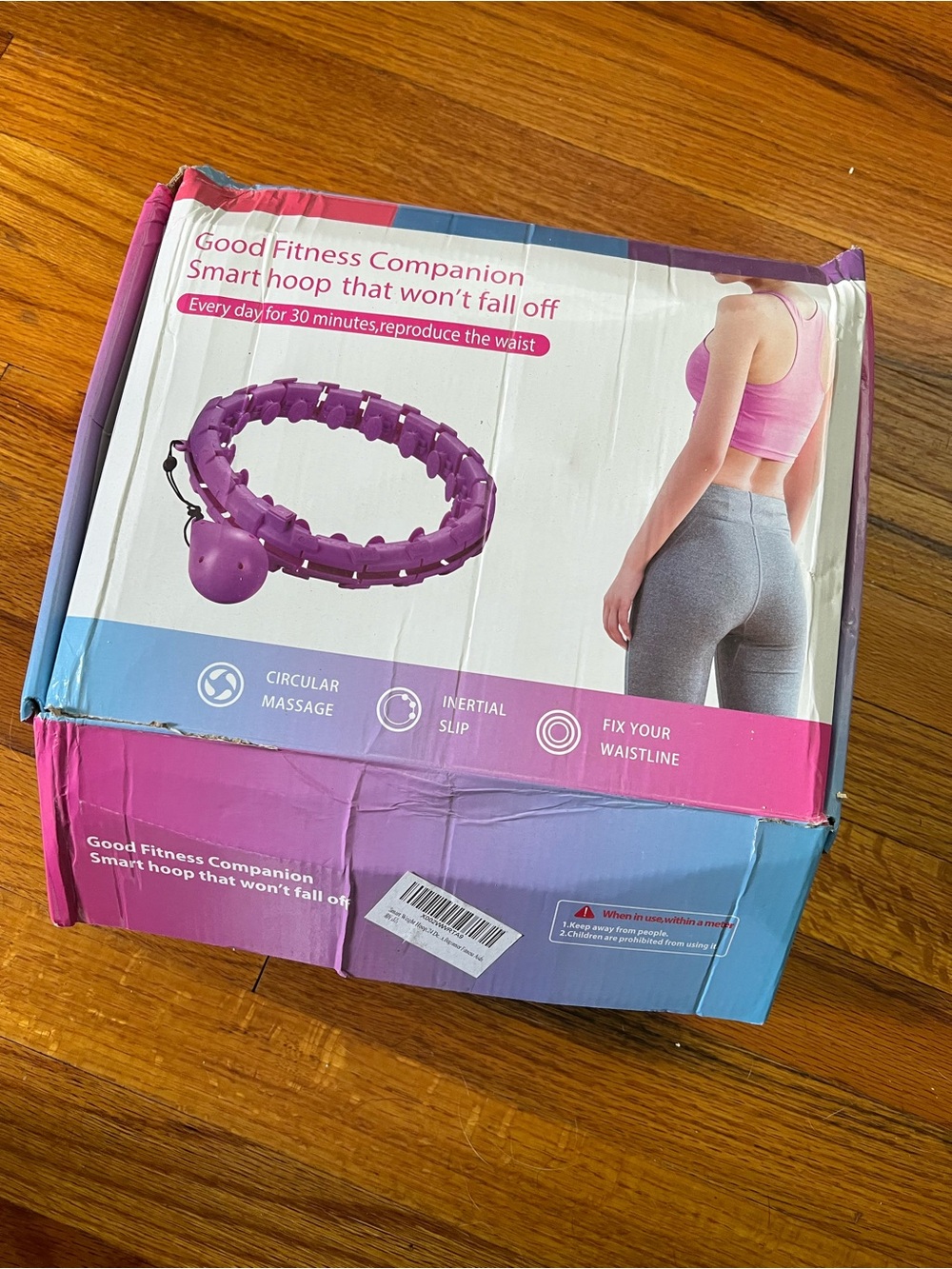 Smart Fitness Hoop for Women - Blue Waist Trainer